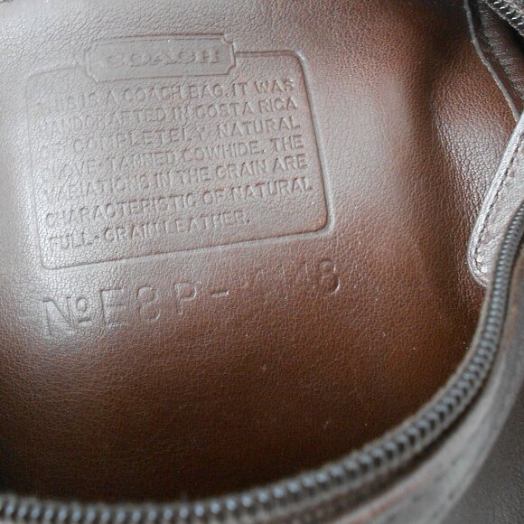 COACH Vintage Helen's Legacy Soft 100% Leather Choc Brown # 4148 - Picture 16 of 16